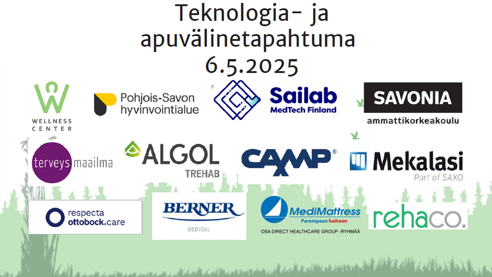Olemme mukana Teknologia- ja apuvälinetapahtumassa Kuopiossa 6.5. - Ilmoittaudu mukaan!